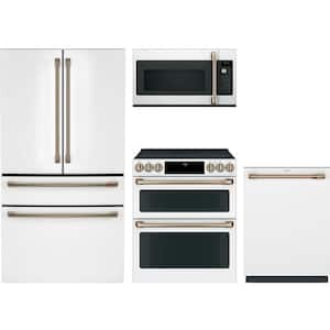 28.7 cu. ft. Standard Depth Refrigerator with 4 Burner Smart Slide-In Electric Range and Dishwasher with Ultra Wash