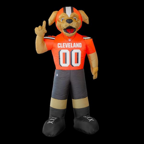 NFL 7 ft. Cleveland Browns Holiday Inflatable Mascot 526355 - The