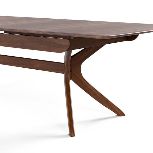 Furniture of America Shelun IV Rich Walnut Wood 102 in. Double