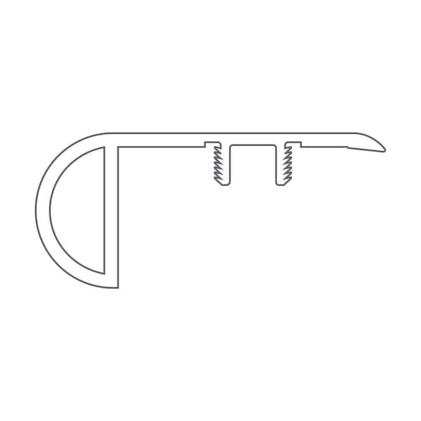 Grand Slam Ventura 1-1/8 in. T x 2-1/8 in. W x 94 in. L Stair Nose Molding Grand Slam Ventura 1-1/8 in. T x 2-1/8 in. W x 94 in. L Stair Nose Molding