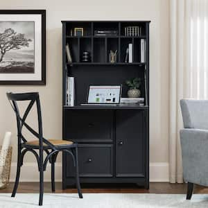 Bradstone 32 in. Charcoal Black Secretary Desk