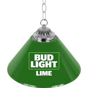 Bud Light Lime 1-Light Green Billiard Light