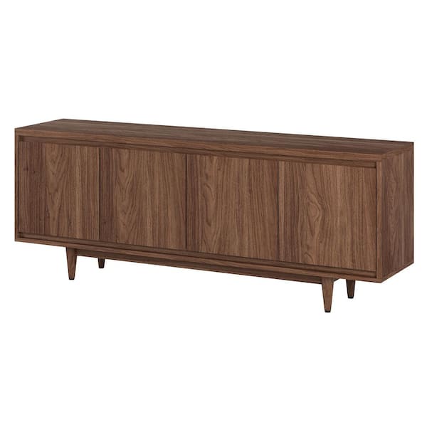 Meyer&Cross Duran 68 in. Satin Walnut TV Stand Fits TV's up to 75