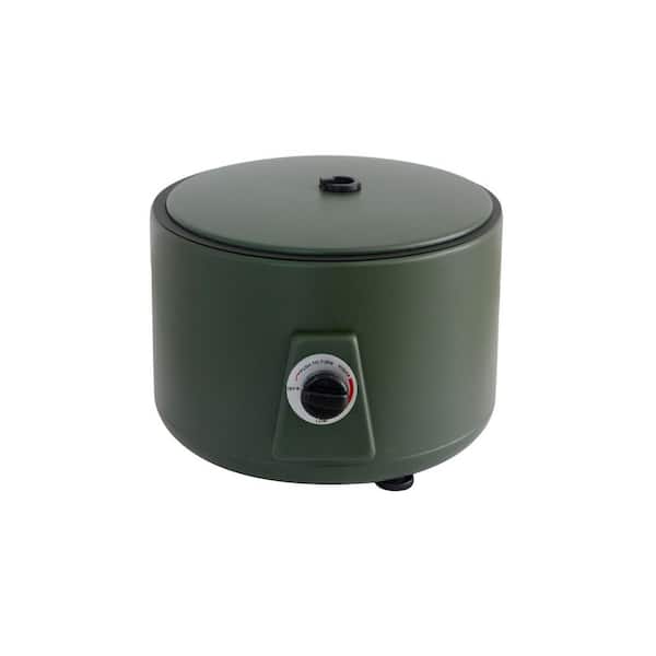 60000 BTU Expedition Metal Smokeless Outdoor Campfire Fire Pit, Green, 14 in.