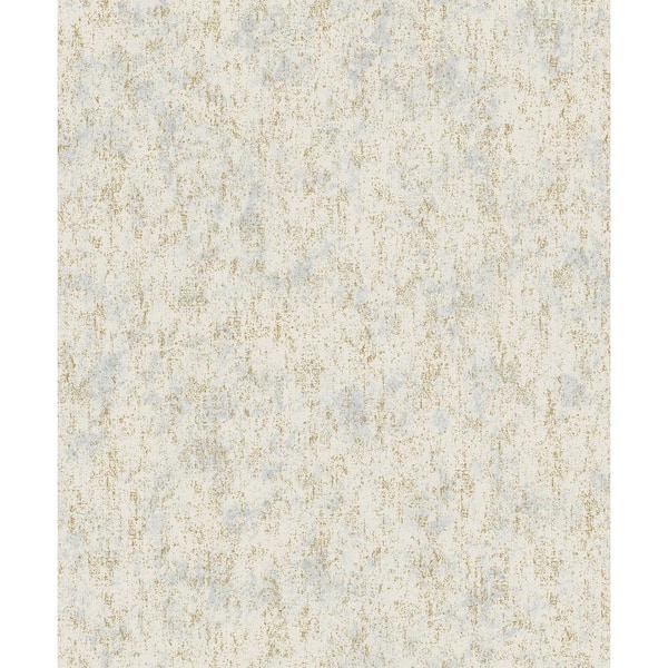 Unbranded Lustre Collection Gold/White Speckled Metallic Finish Paper on Non-woven Non-pasted Wallpaper Sample