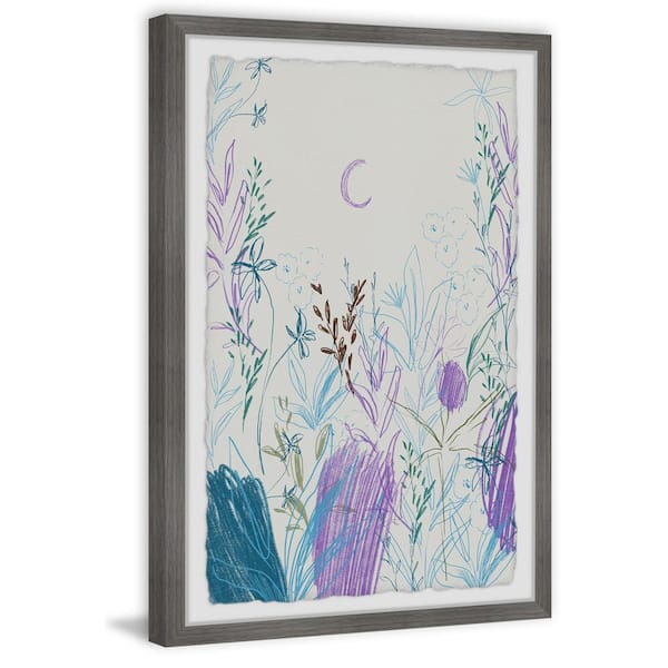 Purple Hills, Drawing by Rachel Jackson | Artmajeur