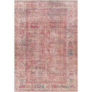 Vancouver Blush 7 ft. x 9 ft. Indoor Machine-Washable Area Rug