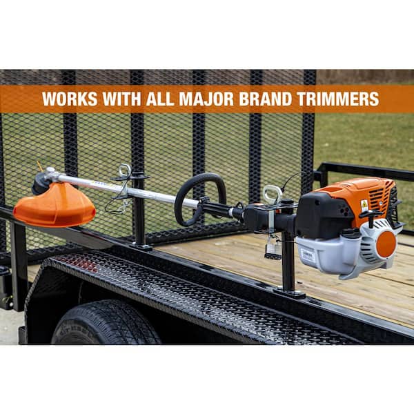 Buyers Products Company Lockable Trimmer Rack, 2 Place with