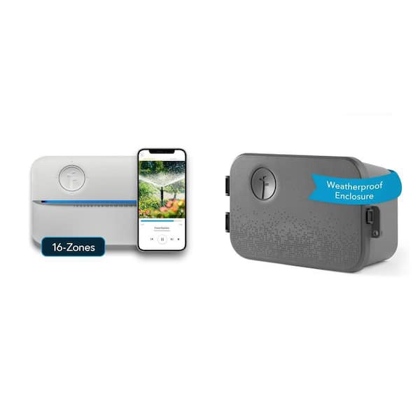 R3 Smart Irrigation Controller, 16 Zone and Outdoor Enclosure Combo