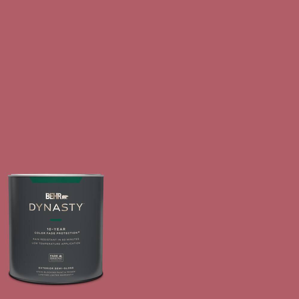 BEHR DYNASTY 1 qt. 130D5 Rhubarb SemiGloss Exterior StainBlocking
