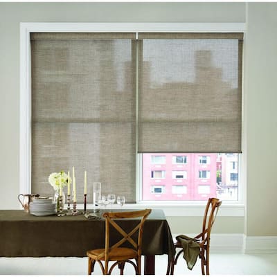 Roller Shades The Home Depot, Roll Up Blinds For Sliding Glass Doors