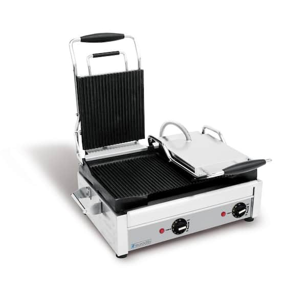 Eurodib Countertop Grill, Panini, 3200-Watts, Stainless Steel, Panini Press and Sandwich Maker
