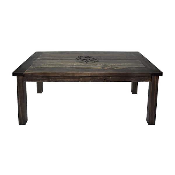IMPERIAL Broncos 44 in. L Brown Pine 22 in. H Rectangle Wood Finished Reclaimed Coffee Table