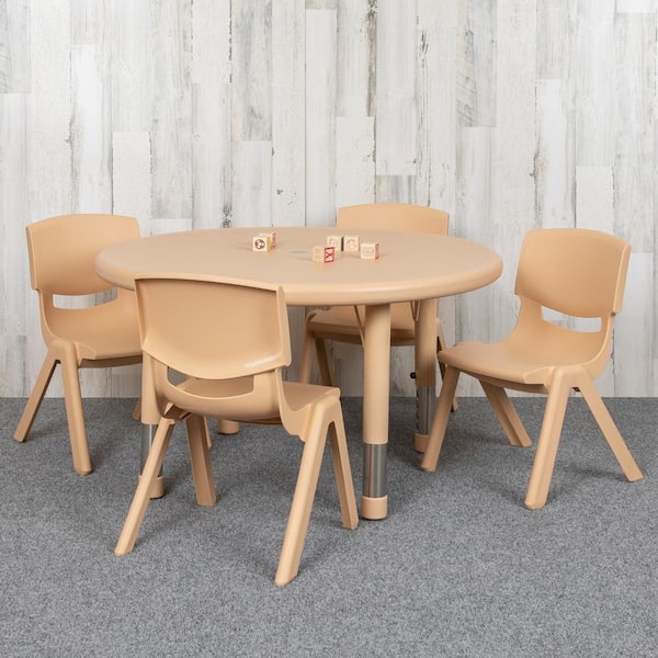 Carnegy Avenue 23.75 in. Natural Kids Table