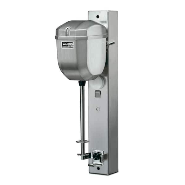 Waring Commercial Wall-Mount, 2-Speed Drink Mixer with Die-Cast Metal Motor Housing