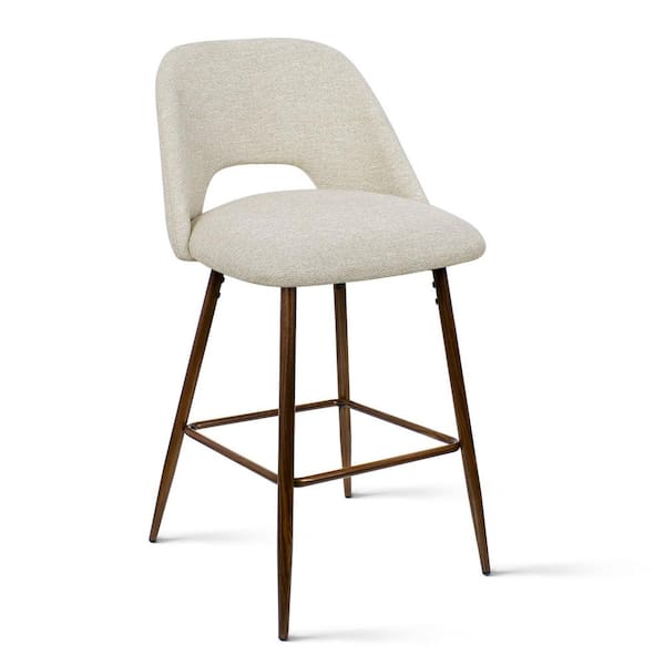 15-pack Tolix Bar Stool Cushion; Eggshell/Oatmeal