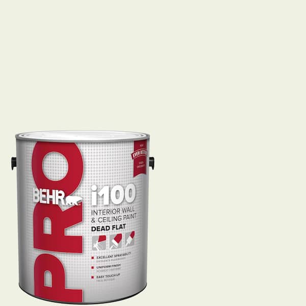 BEHR PRO 1 gal. #410E-1 Frostwork Dead Flat Interior Paint