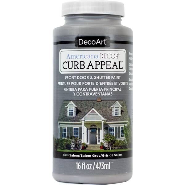 Americana Decor Curb Appeal 16 oz. Salem Grey Paint