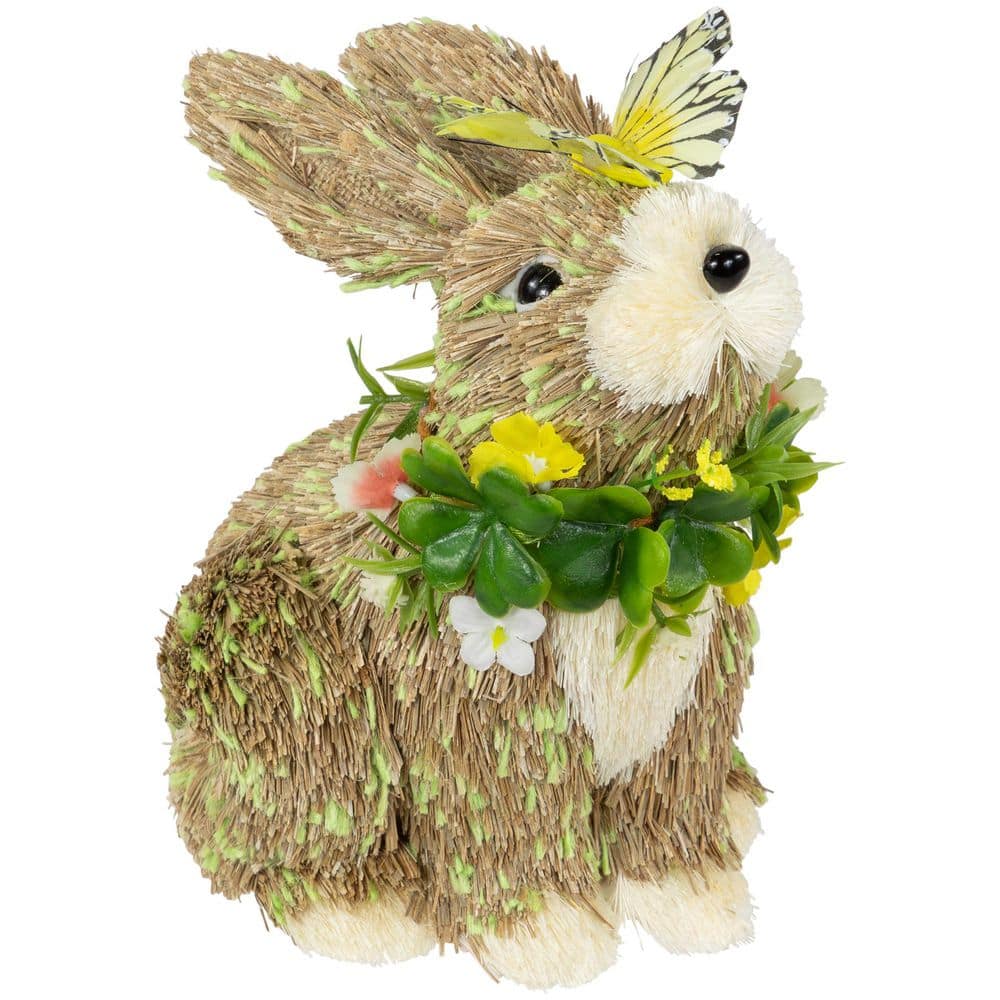 Easter Bunny with Butterfly Straw Figurine-8 in. price history on PriceWatchPro