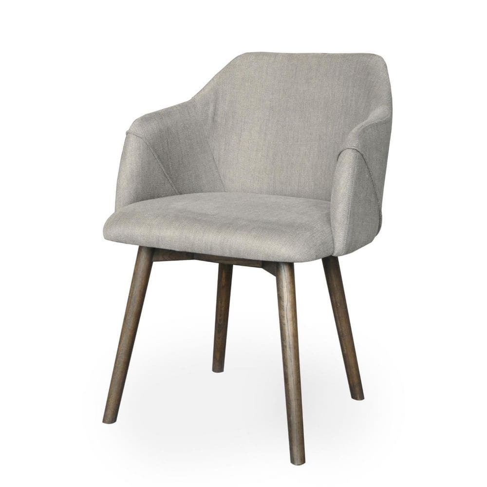Brown, Gray Solid Wood Arm Chair price history on PriceWatchPro