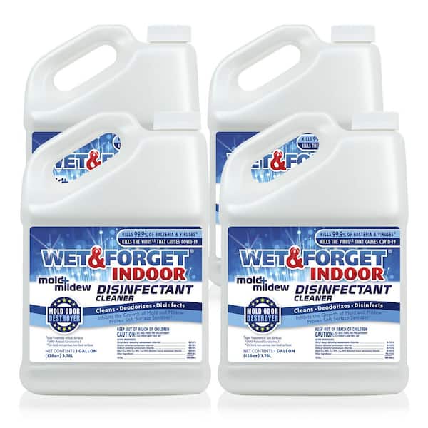 1 Gal. Indoor Mold and Mildew Disinfectant Cleaner (Case of 4)