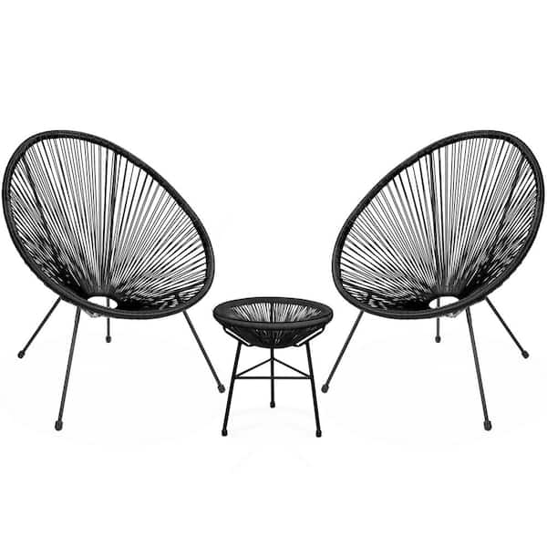 black acapulco chair