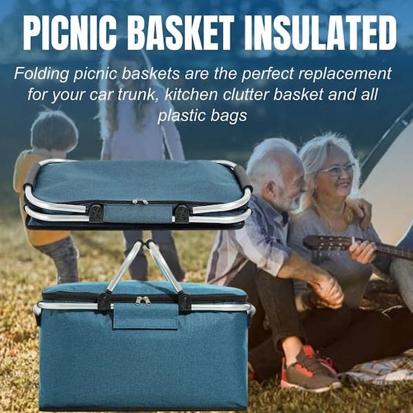 Justincity 20 qt. Large Insulated Foldable Soft-Side Cooler Bag