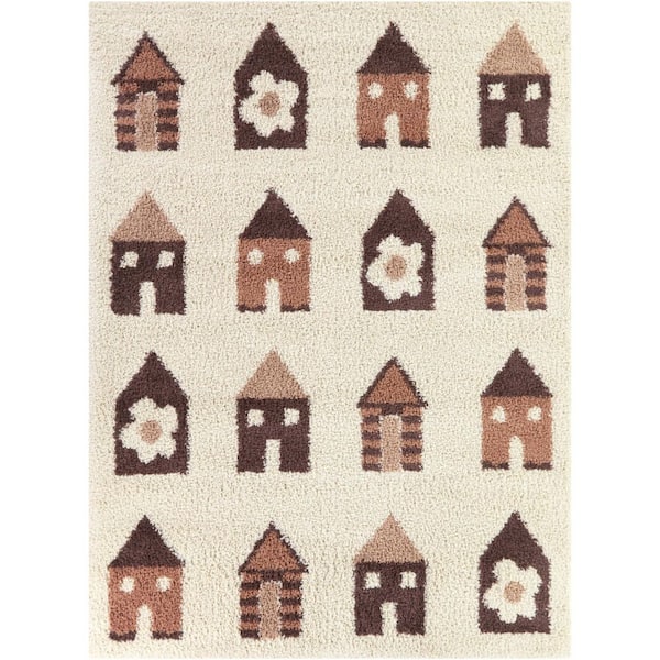 Ville Wine 3 ft. 11 in. x 5 ft. 7 in. House Area Rug