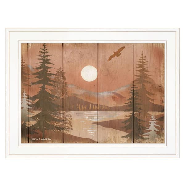Charlie Full Moon II 1-Piece Framed Wall Art 15 in. x 19 in.