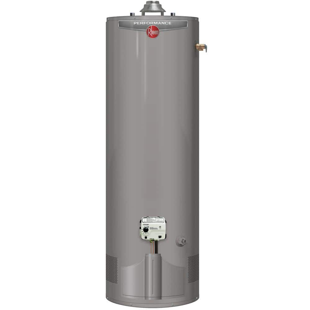 Rheem Performance 50 Gal. Tall 6 Year 38,000 BTU Ultra Low NOx (ULN) Natural Gas Tank Water Heater