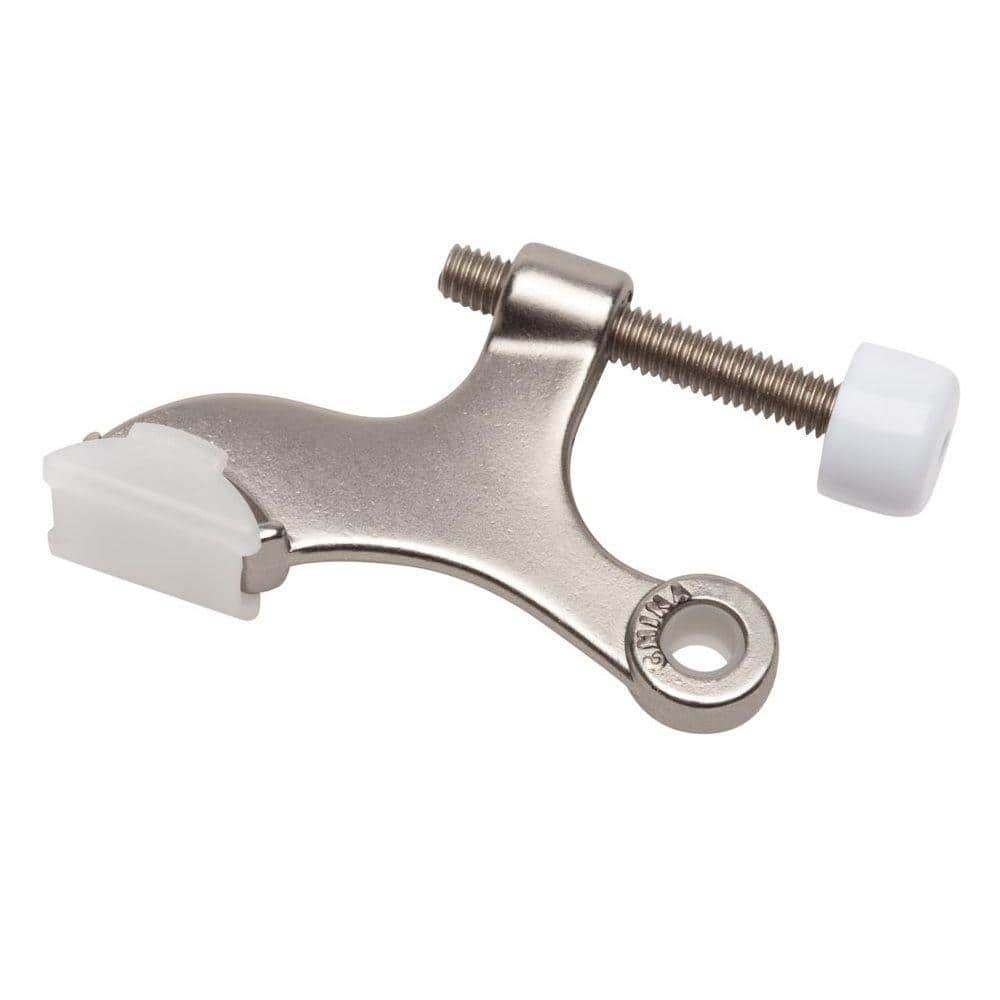 RELIABILT 4-in Satin Nickel Kick-down Door Stop in the Door Stops  department at