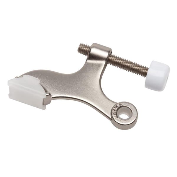 Satin Nickel Solid Door Stop