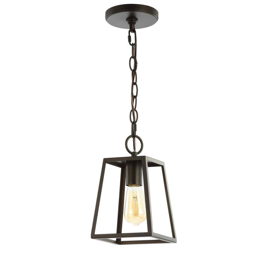 Ira 6.25" Oil Rubbed Bronze LED Pendant Light