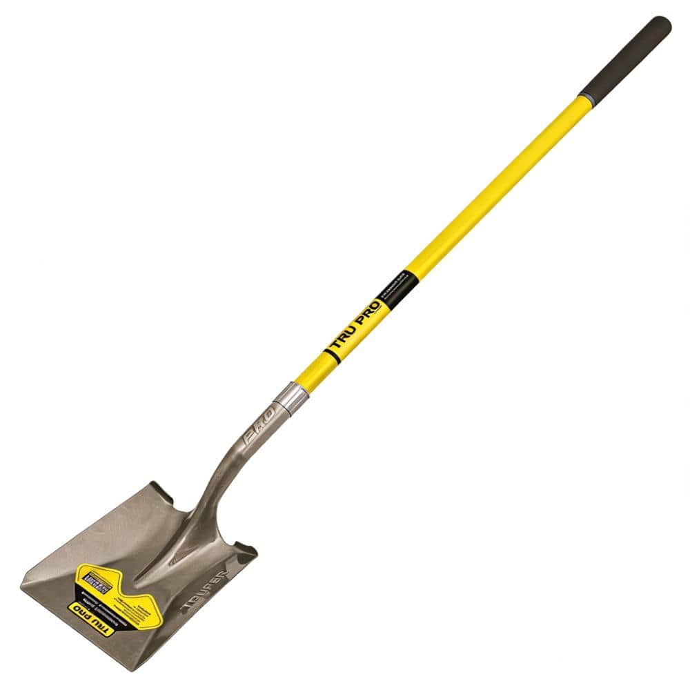 48-Inch Fiberglass Handle Square Point Shovel with Heavy Duty 14-Gauge Steel Blade - Professional Grade price history on PriceWatchPro