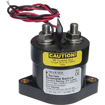 12-Volt/24-Volt DC 250 Amp L Solenoid