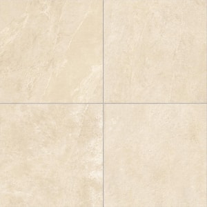 Slate White 24 in. x 24 in. x 0.75 in. Stone Look Porcelain Paver (Case of 2)
