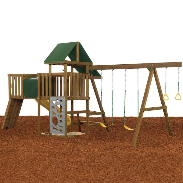 PlayStar Rival Silver Ready to Assemble Swing Set