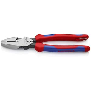 9-1/2 in. Ultra-High Leverage Lineman's Pliers with Fish Tape Puller, Crimper and Tether Attachment