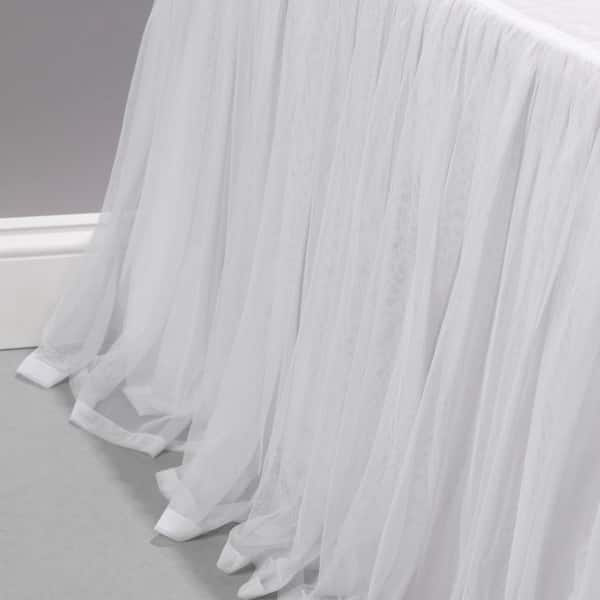 Black tulle shop bed skirt