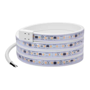 60 in. Hardwired, White, Integrated LED, Under Cabinet Light, 2300 Lumens, 3000K Warm White, 120-Volt Cove Light