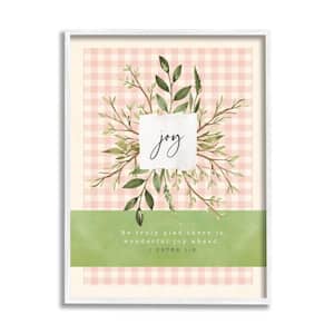 Truly Glad There's Joy Ahead Proverb Peter 1:6 By Tammy Apple Framed Print Religious Texturized Art 11 in. x 14 in.