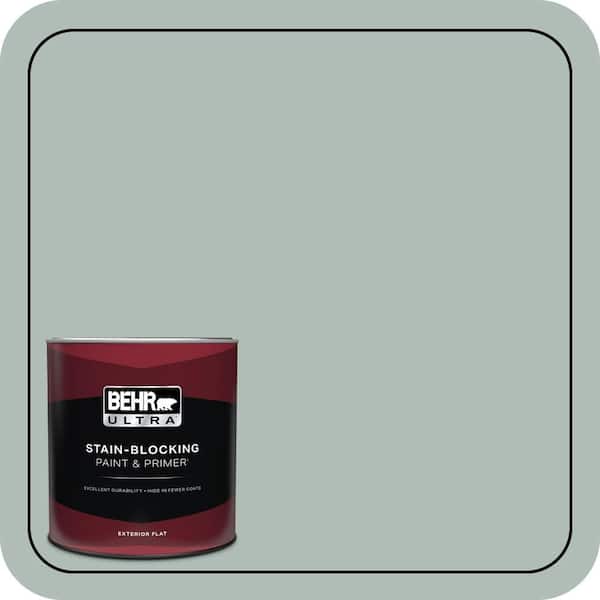 BEHR ULTRA 1 qt. Home Decorators Collection #HDC-NT-25 Dew Flat Exterior Paint & Primer