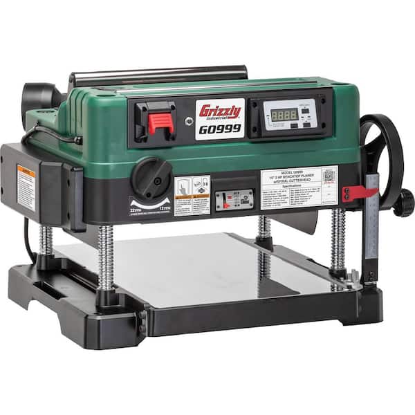 Grizzly Industrial 15 in. 2 HP Benchtop Planer with Spiral