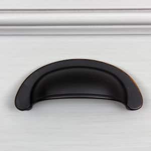 2-1/2 in. Center-to-Center Oil Rubbed Bronze Small Cup Cabinet Bin Pulls (10-Pack)