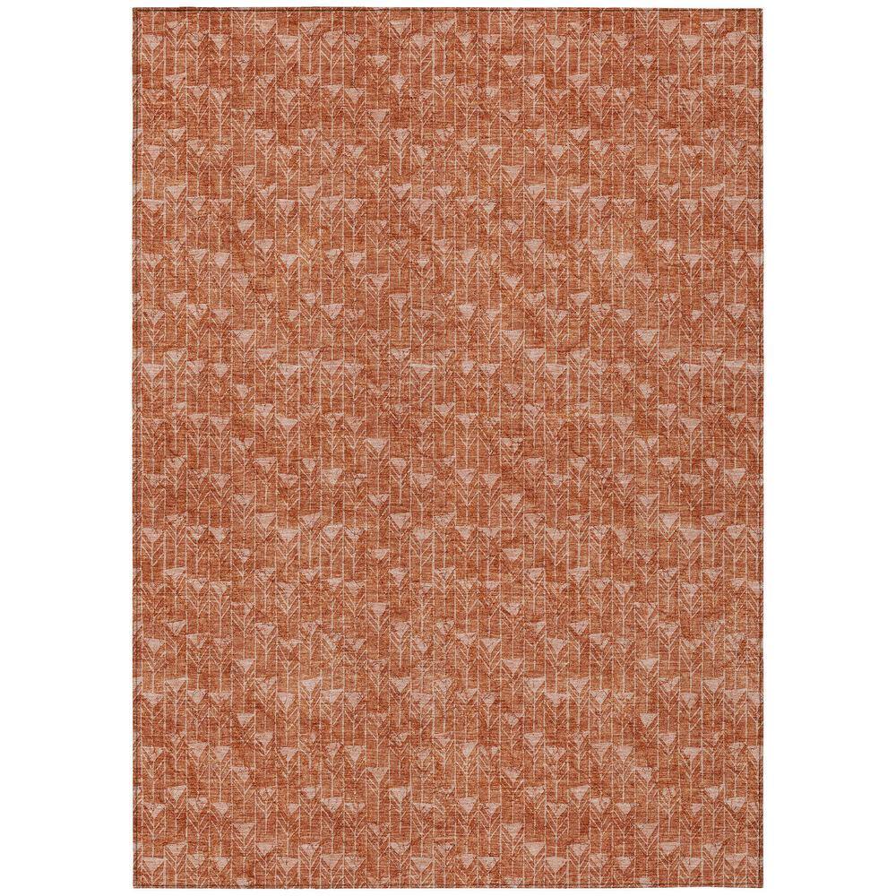 Chantille ACN514 Terracotta 10 ft. x 14 ft. Machine Washable Indoor/Outdoor