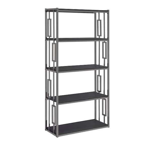 Picket House Furnishings 36 in. Kendall Chrome Bookshelf