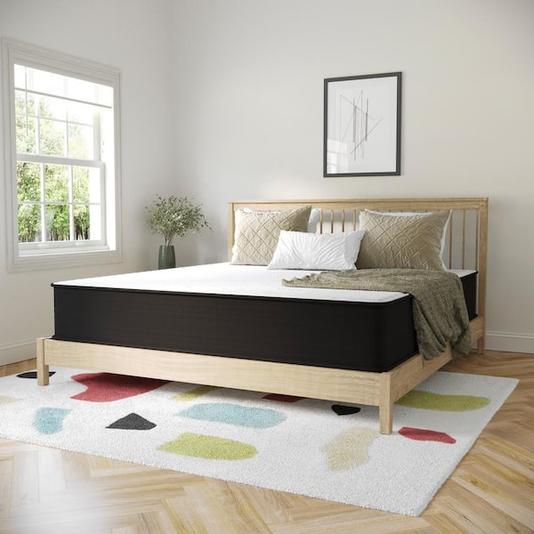 Carnegy Avenue Dream King Soft Polyurethane Foam 12 in. Bed-in-a-Box Mattress High Density Foam and Pocket Spring