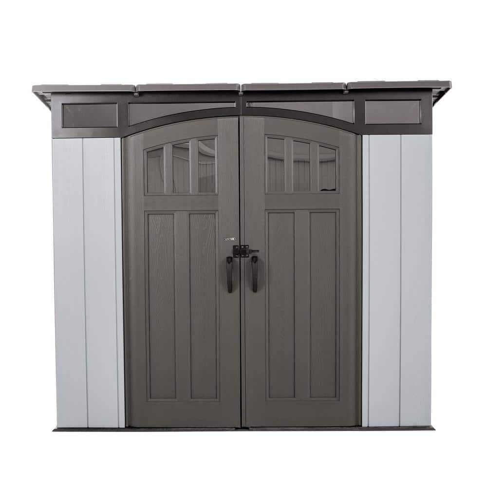 8 ft. W x 5 ft. D Modern Resin Shed (40 sq. ft.) price history on PriceWatchPro