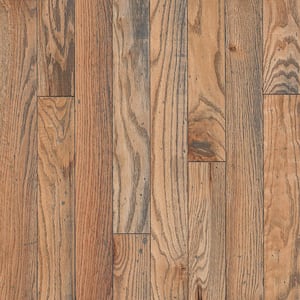 Revolutionary Rustics Oak Classic Natural 3/4 in. T x 3-1/4 in. W x Varying L Solid Hardwood Flooring (22 sqft/case)