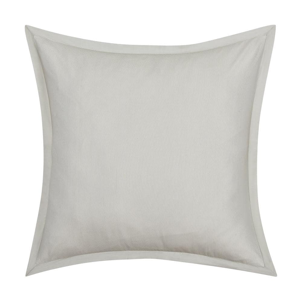 Charlotte Green Solid Cotton Euro Sham 26 in. L x 26 in. W